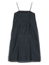 sleeveless semi-sheer top